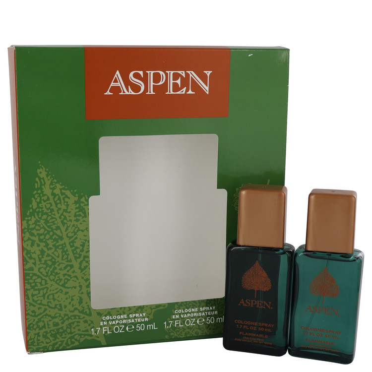 541190 1.7 Oz Aspen Two Cologne Sprays Gift Set For Men