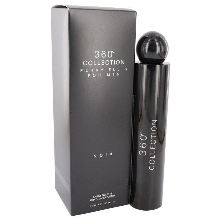 542131 360 Collection Noir Eau De Toilette Spray For Men, 3.4 Oz