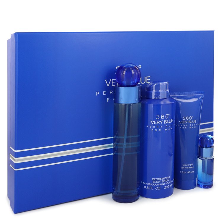 542789 360 Very Blue Gift Set For Men - 4 Piece