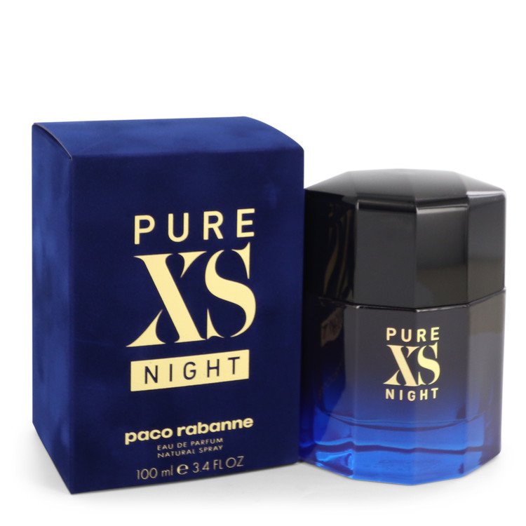 545438 3.4 Oz Pure Xs Night Cologne Eau De Parfum Spray For Men