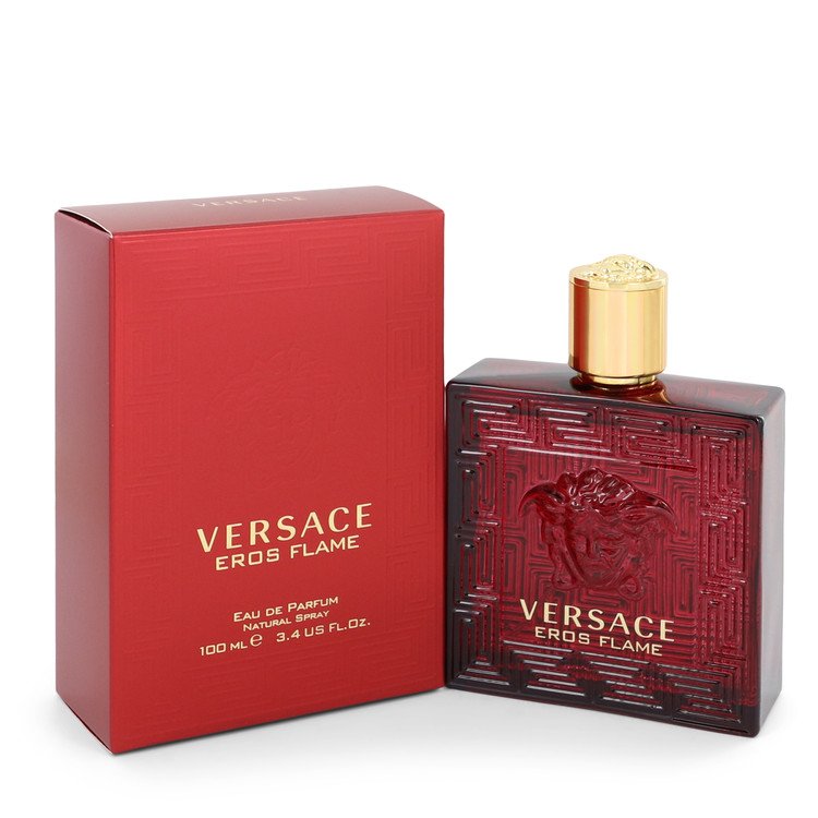 544913 3.4 Oz Eros Flame Eau De Parfum Spray For Men