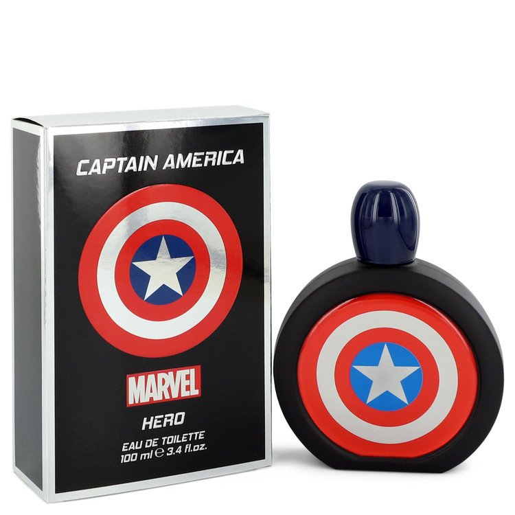547514 3.4 Oz Men Captain America Hero Cologne Eau De Toilette Spray