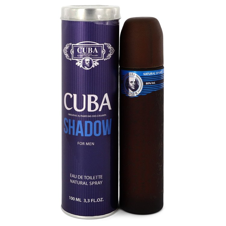 3.4 oz Cuba Shadow Cologne Eau De Toilette Spray for Men