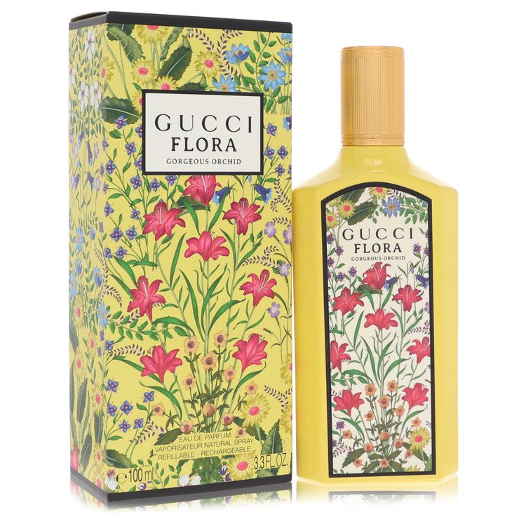 567324 3.3 oz Flora Gorgeous Orchid Eau De Parfum Spray Refillable for Women