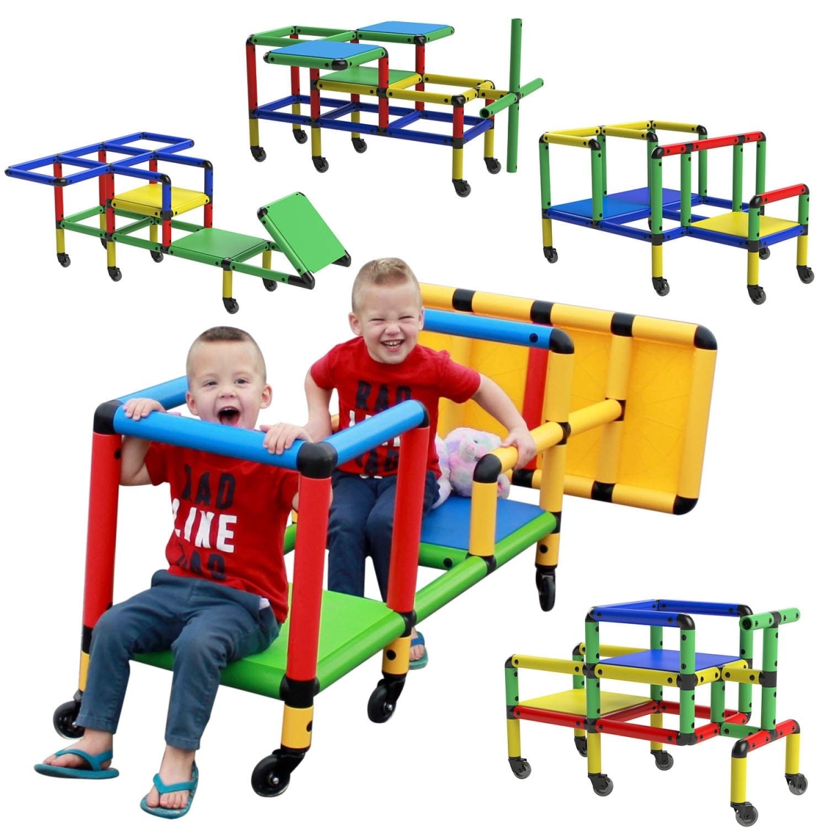 Create & Play Life Size Structures Wheelies, Multi Color