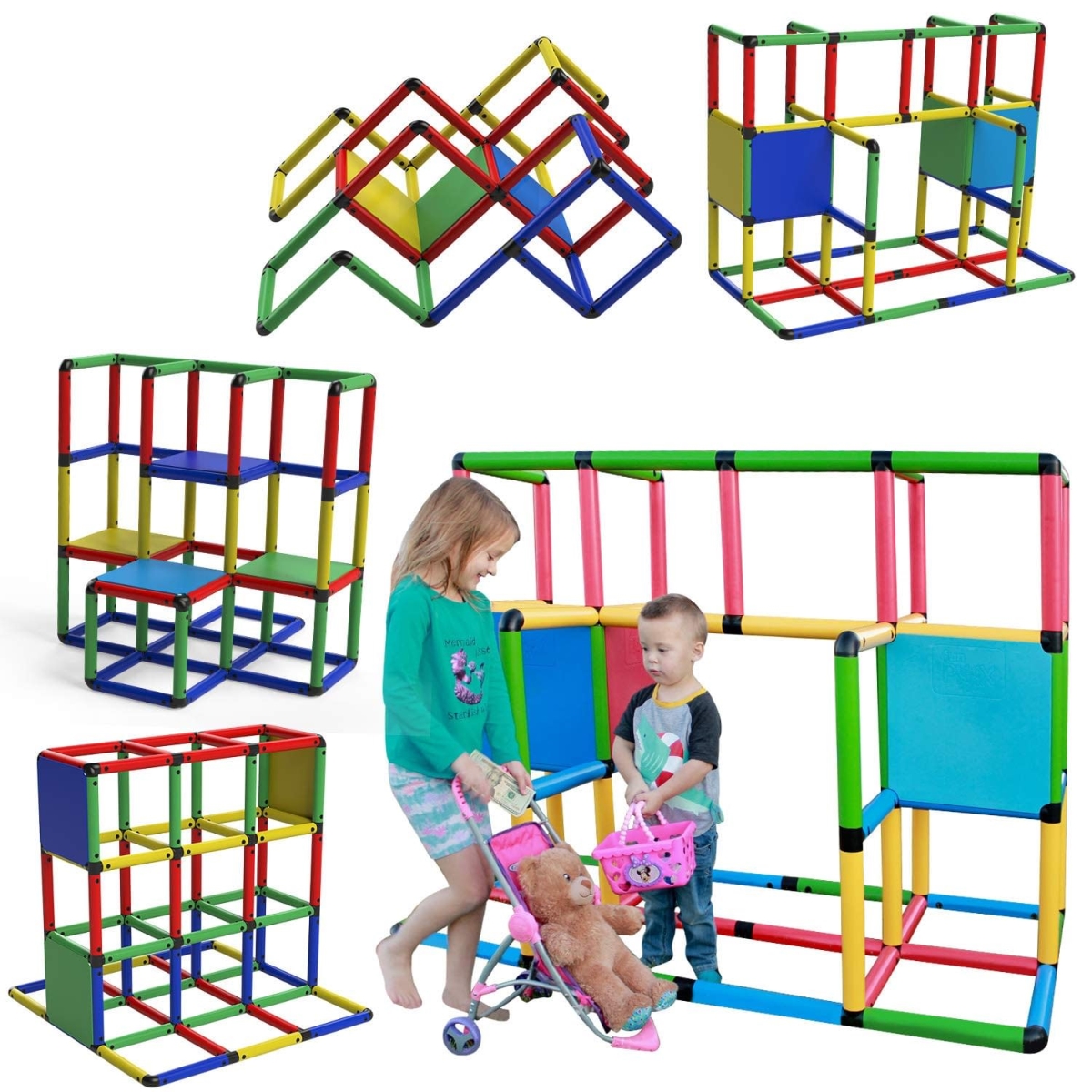FPCS-2 Create & Play Life Size Structures Classic Set, Multi Color