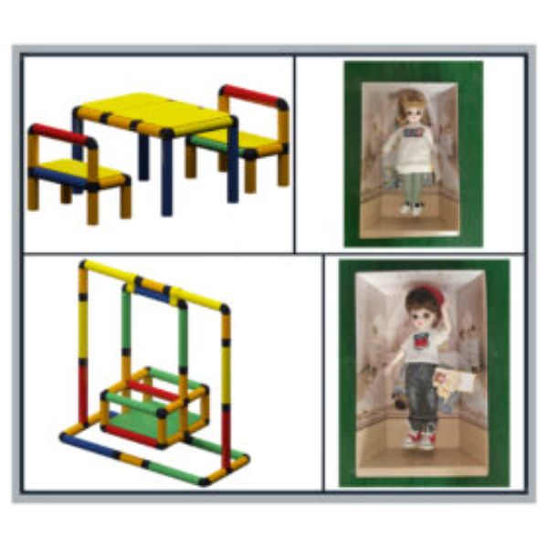 FPDS-2DOLL Little Family Doll Set