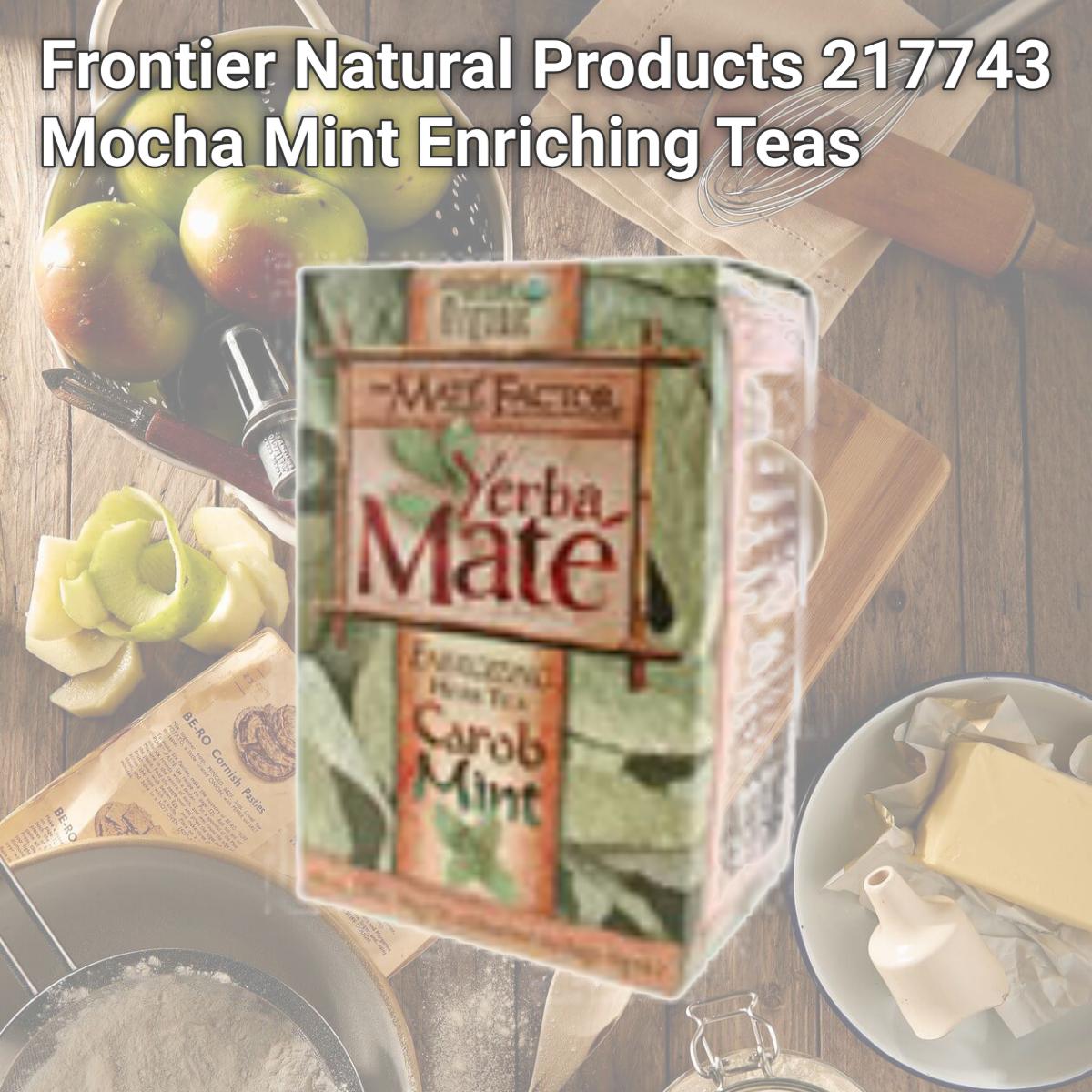 Picture of Frontier Natural Products 217743 Mocha Mint Enriching Teas