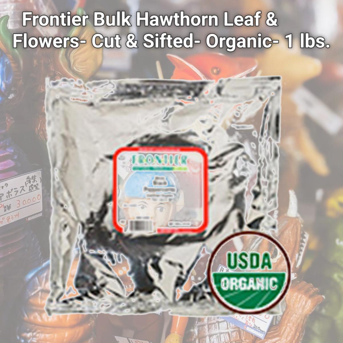Picture of Frontier Natural Products 314 Frontier Bulk Hawthorn Leaf & Flowers- Cut & Sifted- Organic- 1 lbs.