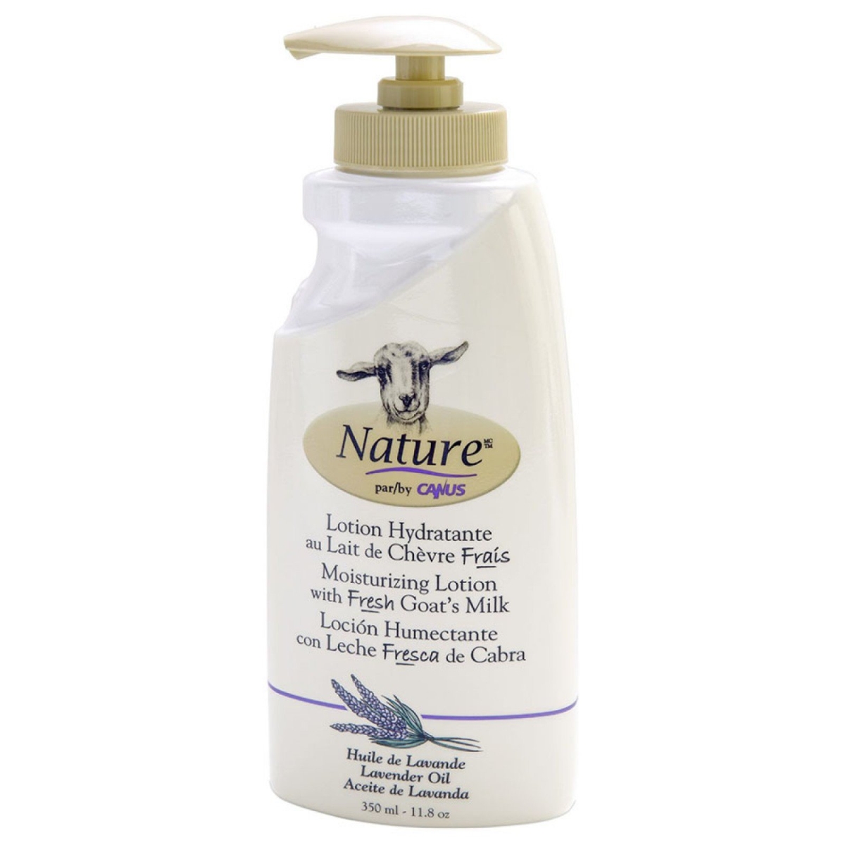 228035 11.8 Oz Nature By Canus Moisturizing Lotions With Fresh Goats Milk Lavender Oil