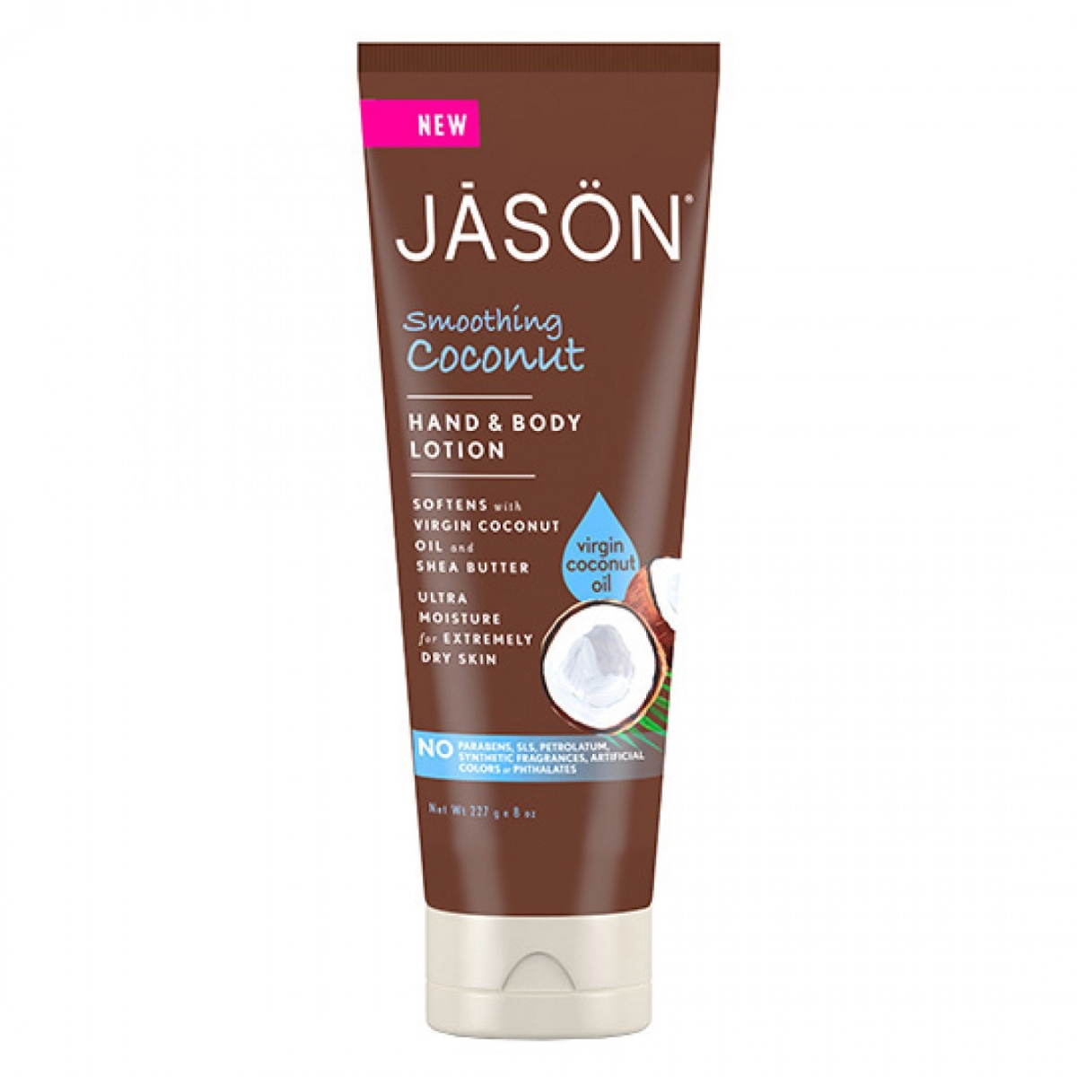 230286 8 Fl Oz Jason Hand & Body Care Smoothing Coconut Lotions