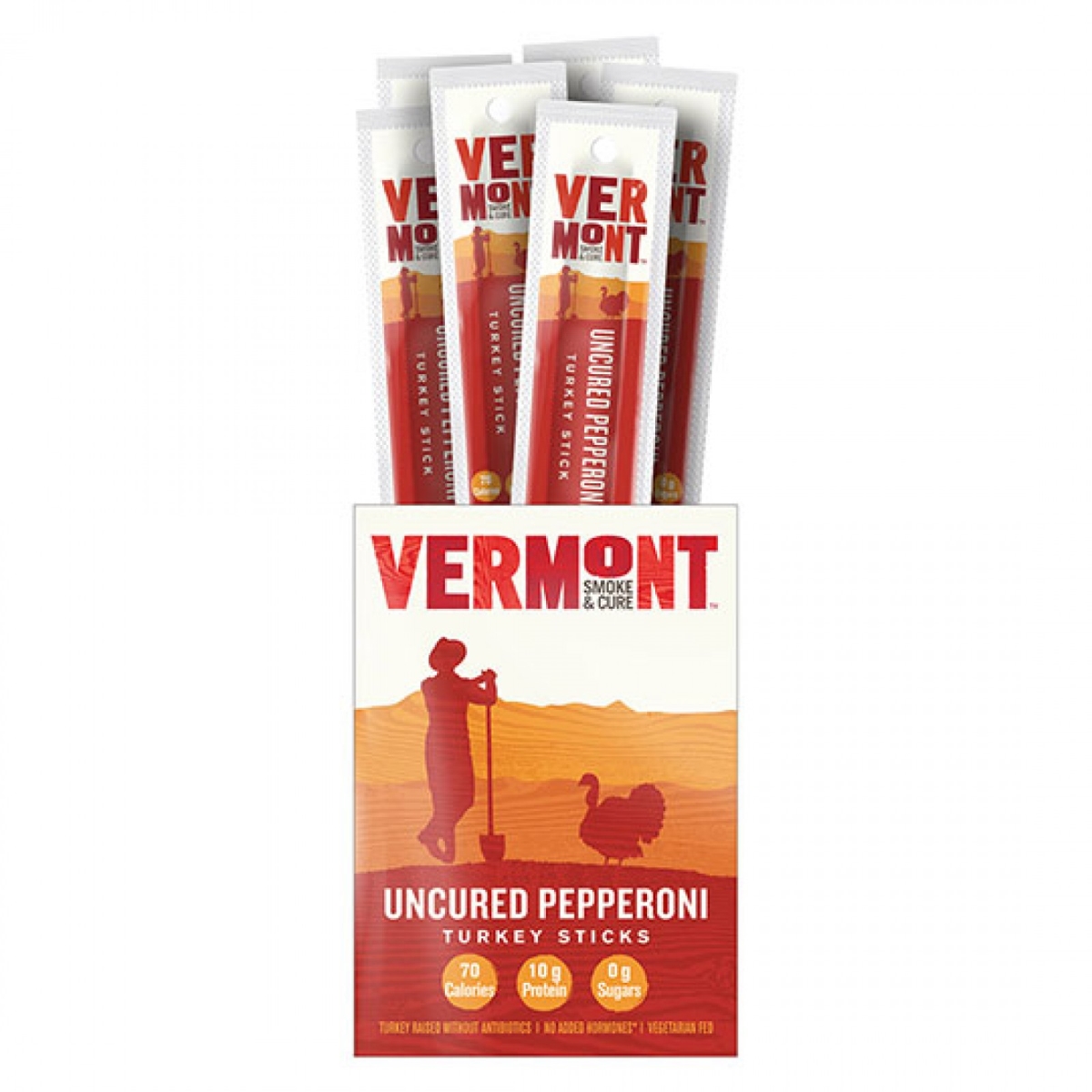 231342 1 Oz Vermont Smoke & Cure Uncured Pepperoni Turkey Sticks