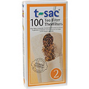 228153 3 X 4 In. No.2 T-sac Tea Filter, 100 Count
