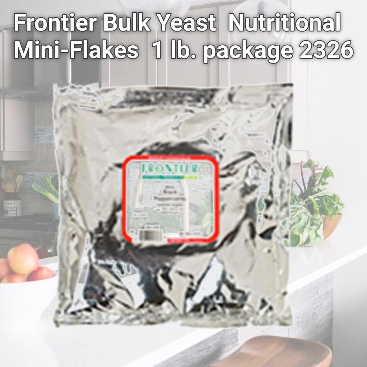 Picture of Frontier Bulk Yeast  Nutritional  Mini-Flakes  1 lb. package 2326