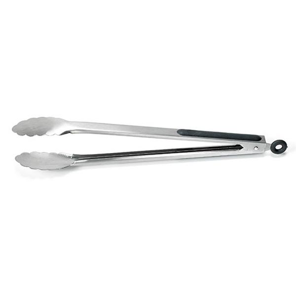 232289 12 In. Food Tongs Silicone Stainless Steel Blades