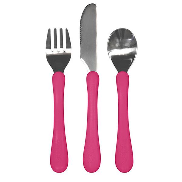 232654 Learning Cutlery Set, Pink