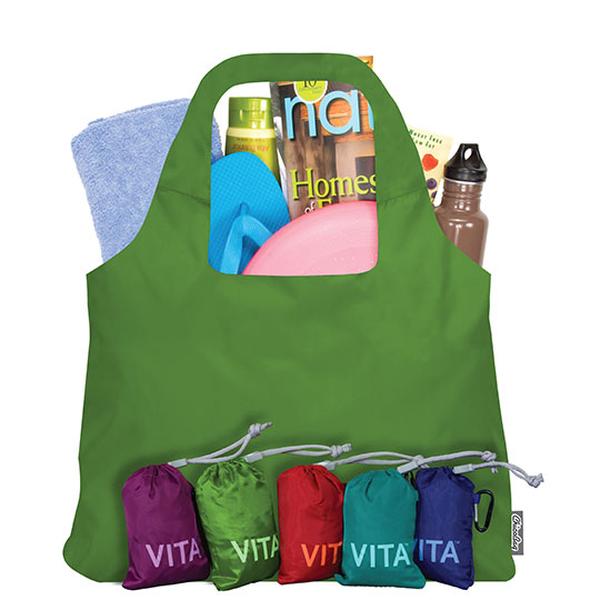 233238 Vita Shopping Bags, Assorted Colors - Pack Of 25