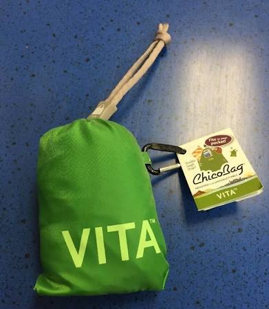 233242 Pale Green Vita Shopping Bags