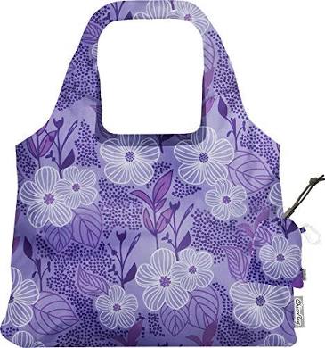 233261 Bliss Vita Purple Blooms Shopping Bags
