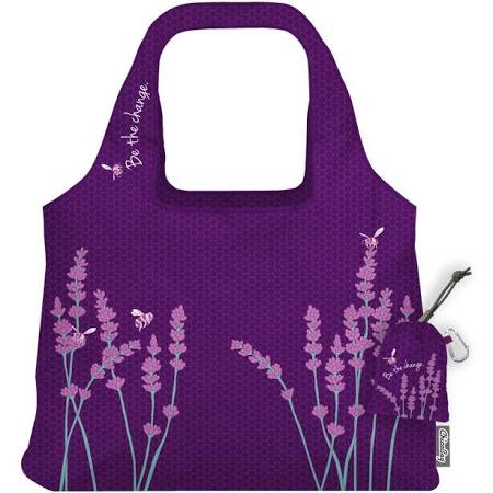 233257 Be Purple Flowers Vita Inspire Shopping Bags