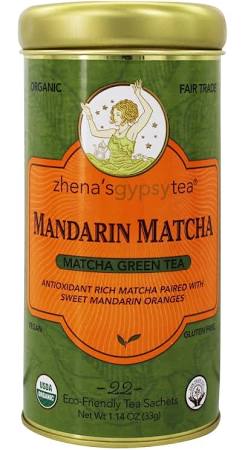 UPC 817220020851 product image for Zhenas Gypsy Tea 232972 Mandarin Matcha Tea | upcitemdb.com