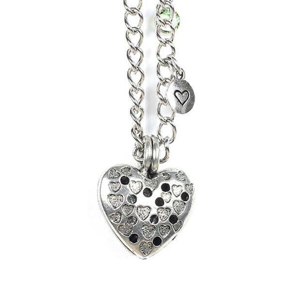 233453 7.5 In. Heart Diffuser Bracelet Chain