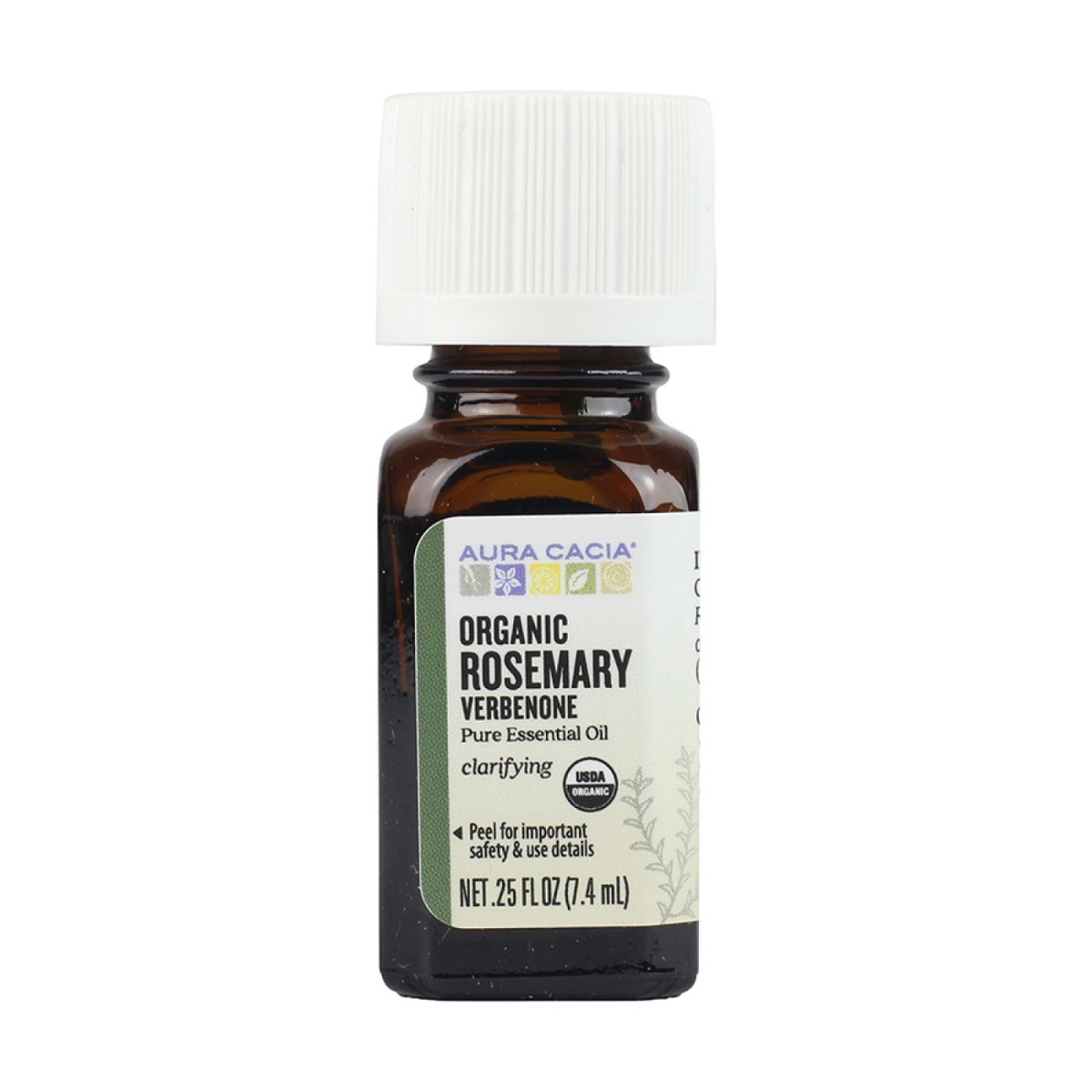 0.25 Fl. Oz Organic Rosemary Verbenone Essential Oil