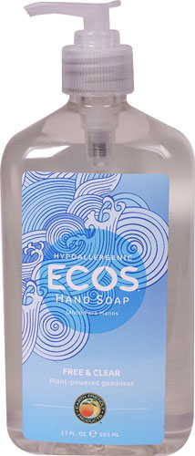 Ecos 233934 17 Fl Oz Free & Clear Hand Soap