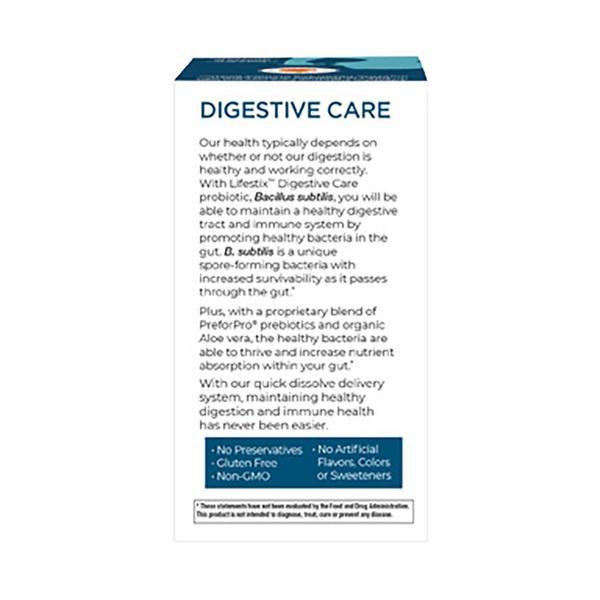 234356 0.05 Oz Lifestix Quick Dissolve Supplement Digestive Care Probiotic, Orange Flavor - 30 Pocket