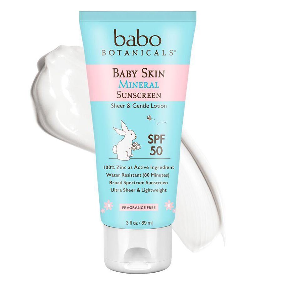 234888 3 Oz Baby Care Baby Mineral Sunscreen Lotion, Fragrance Free Spf 50 Sun Care