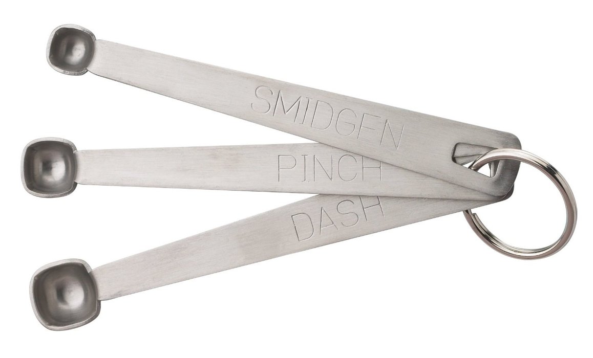234786 Kitchen Gadgets Dash, Pinch & Smidgen Measuring Spoons - Pack Of 3