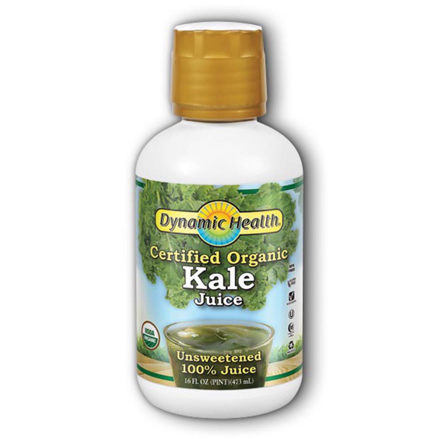 Dynamic Health 234064 16 Fl. Oz Organic Kale Juice Blends, Plastic