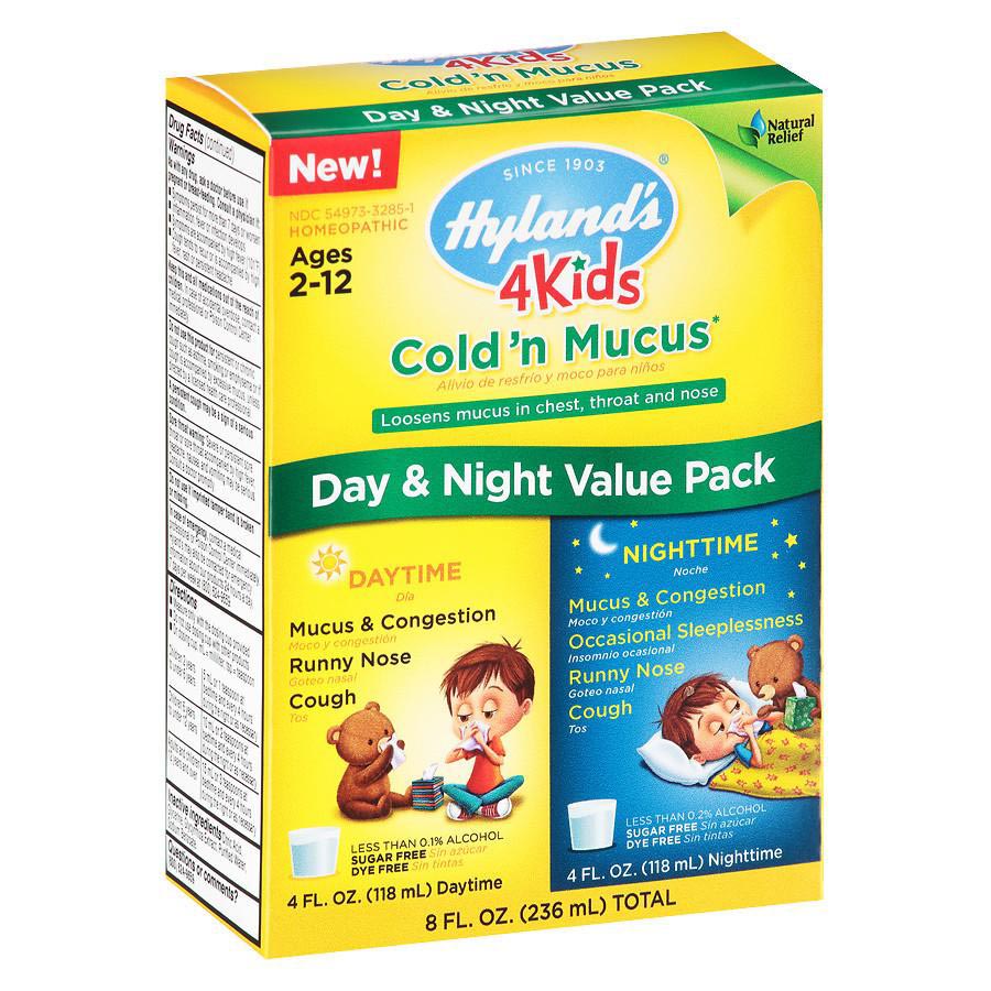 234834 8 Fl. Oz 4 Kids Cold Mucus Day & Night Value Pack