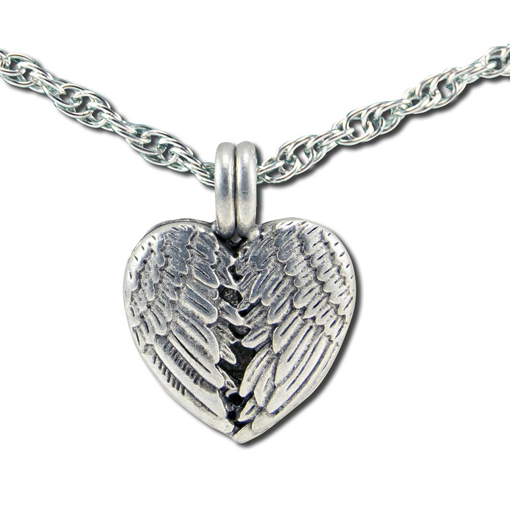 235113 7.5 In. Winged Heart Diffuser Bracelets Chain