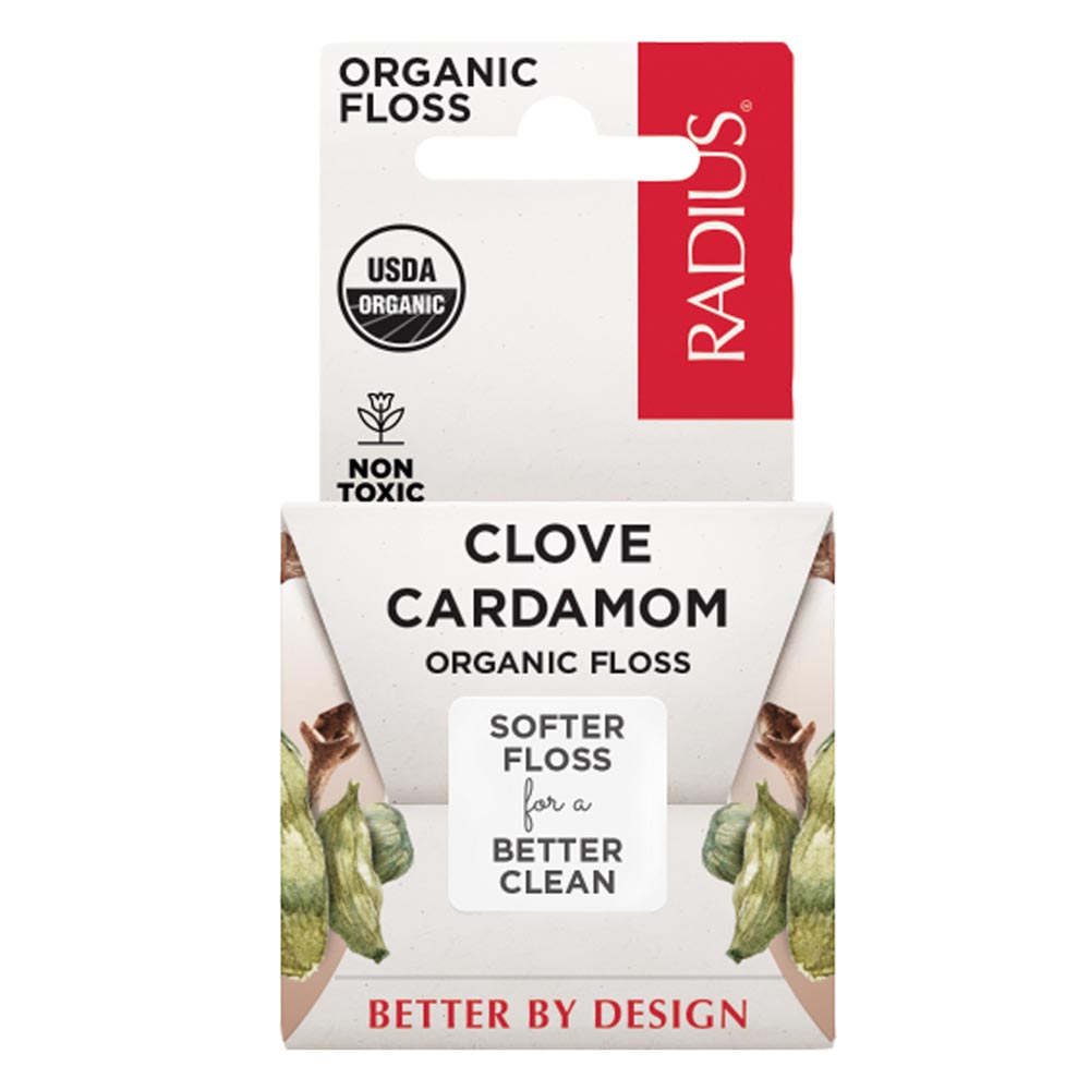 235196 55 Yards Dental Floss Clove Cardamom Organic Silk