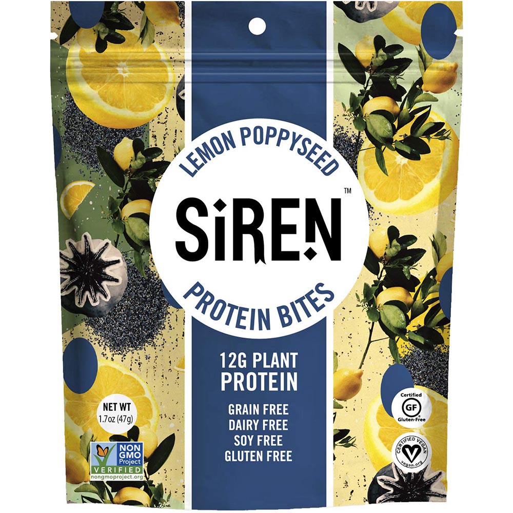 235187 1.69 Oz Lemon Poppyseed Plant Protein Bites