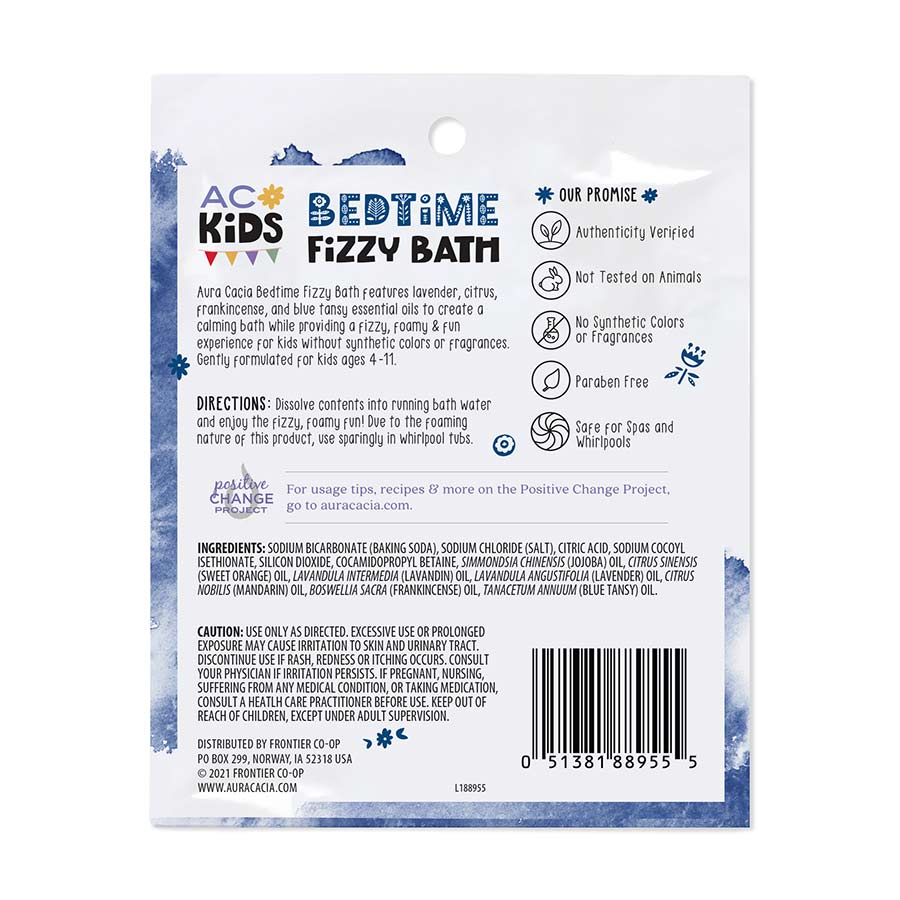 Picture of Aura Cacia 188955 2.5 oz Bedtime Fizzy Bath for Kids