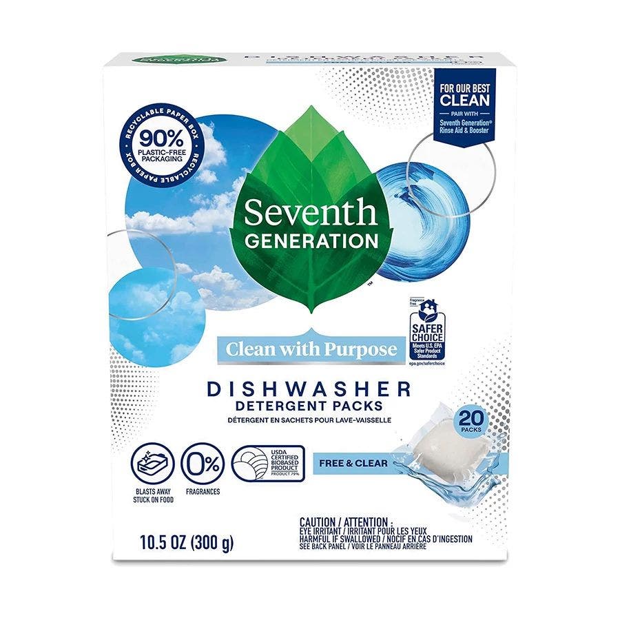 UPC 732913451777 product image for 239942 Free & Clear Dishwasher Detergent Packs - 20 Count | upcitemdb.com