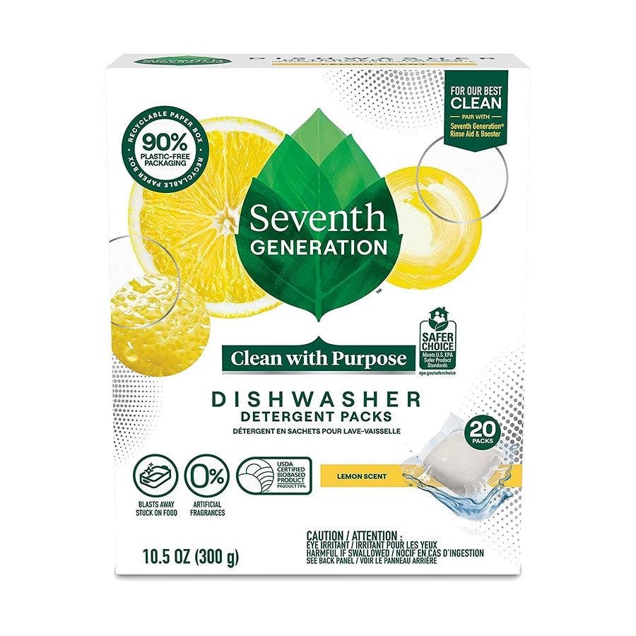 UPC 732913451784 product image for 239943 Lemon Dishwasher Detergent Packs - 20 Count | upcitemdb.com