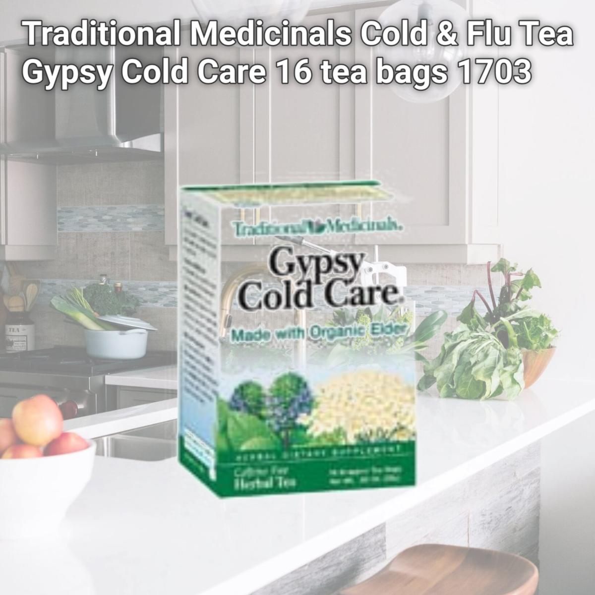Picture of Traditional Medicinals Cold &amp; Flu Tea Gypsy Cold Care 16 tea bags 1703