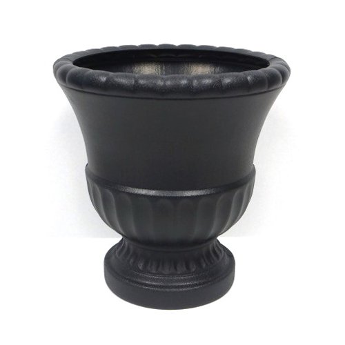 12.5 In. Grecian Urn Planter - Black