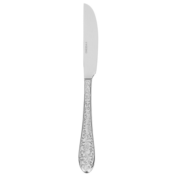 UPC 749956178004 product image for T638KBVF Ivy Flourish Stainless Steel Butter Knife  Silver | upcitemdb.com