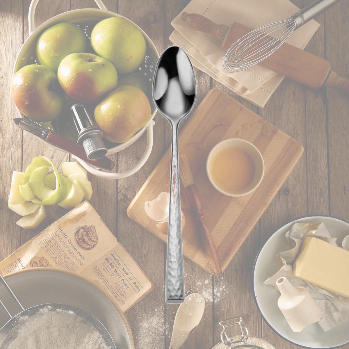 Picture of Oneida T958SITF Cabria Stainless Steel Extra Heavy Iced Teaspoon  Silver