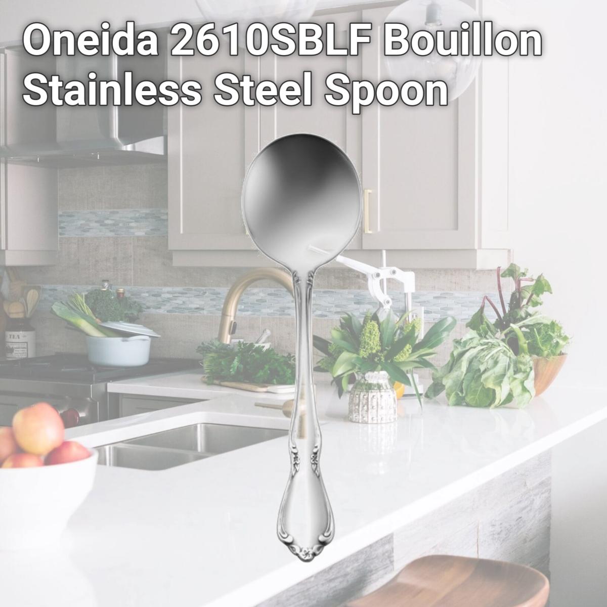 Picture of Oneida 2610SBLF Bouillon Stainless Steel Spoon