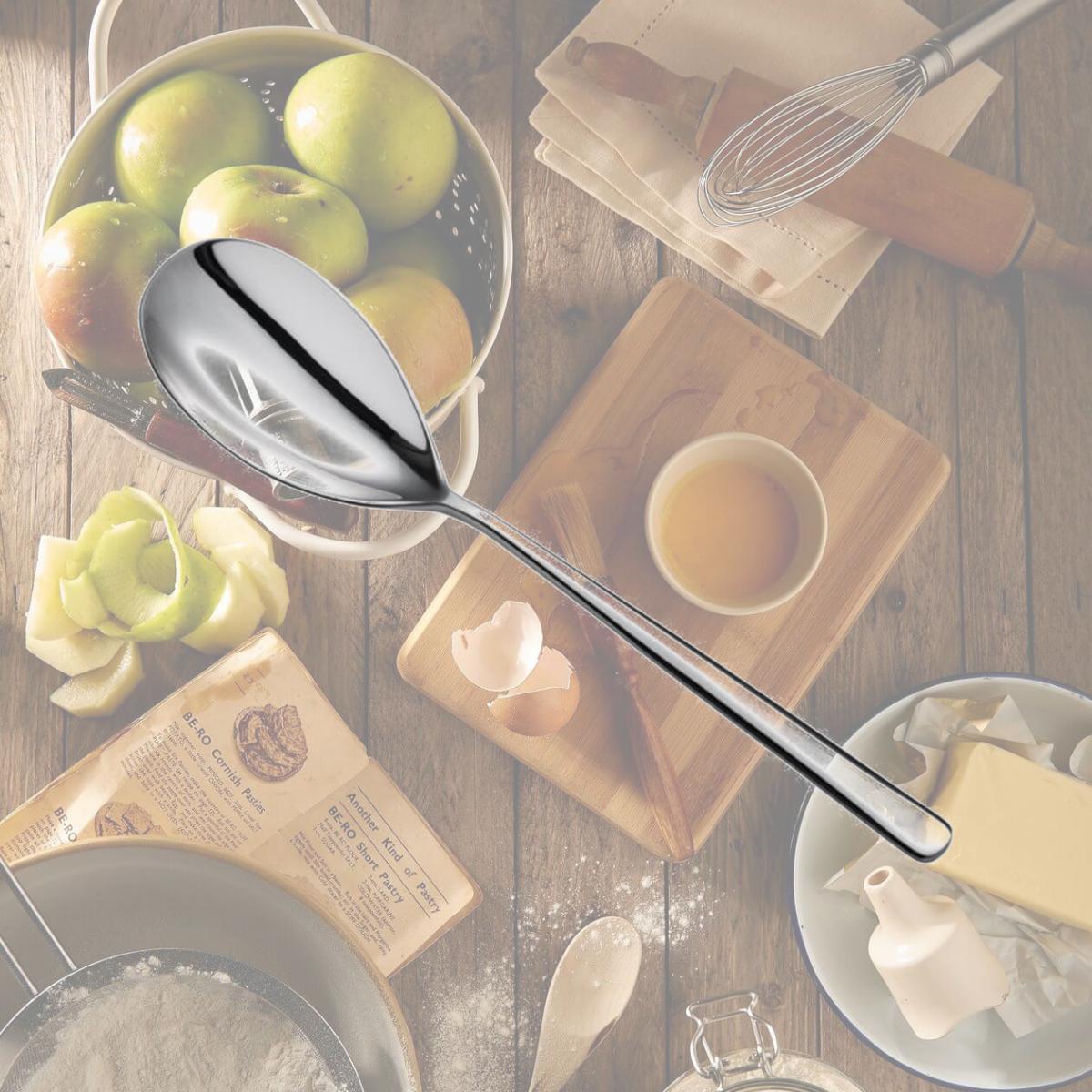 Picture of Oneida T673STBF 9 in. Quantum Stainless Steel Tablespoon &amp; Serving Spoon  Silver