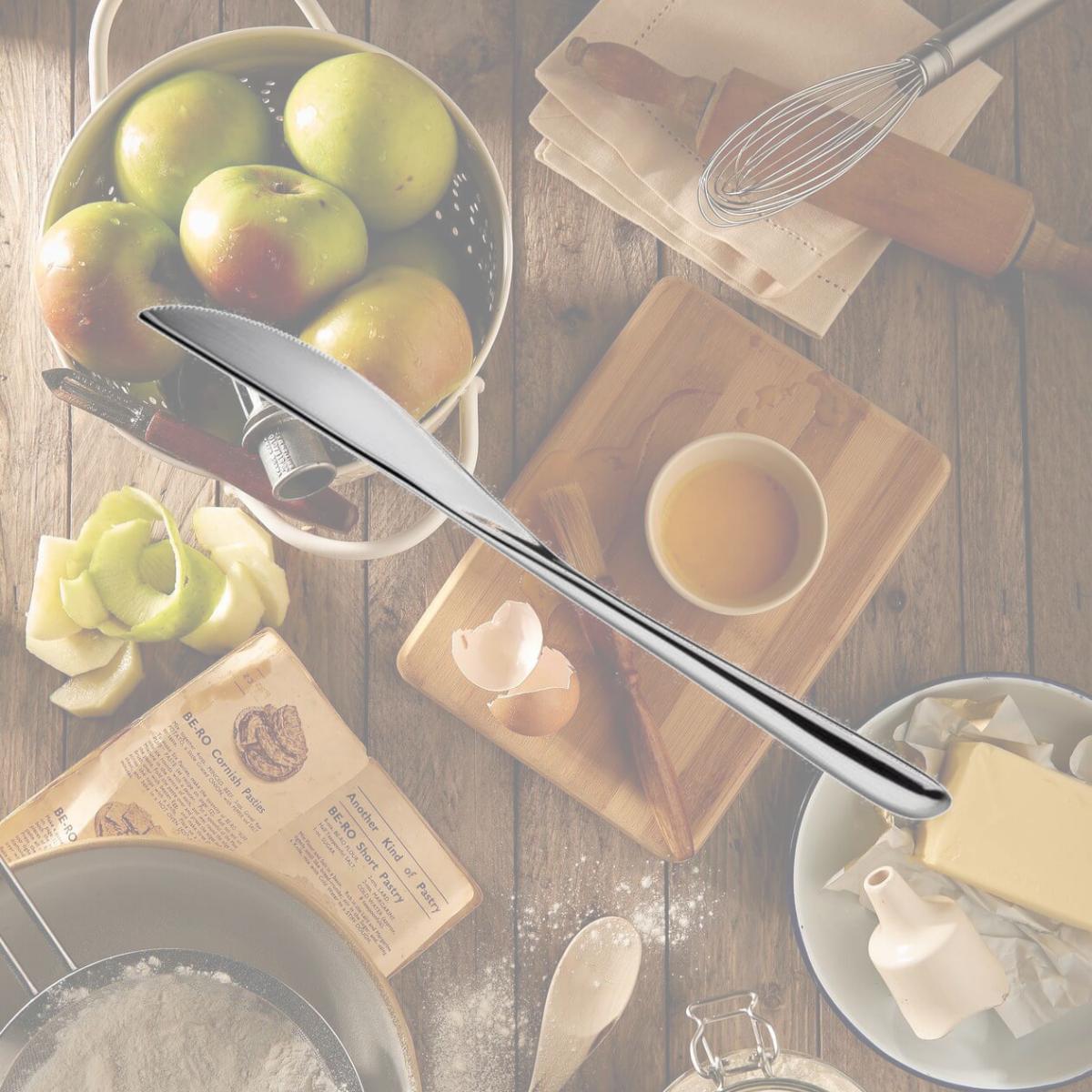 Picture of Oneida T673KDEF Stand-Up Stainless Steel Dessert Knife  Silver