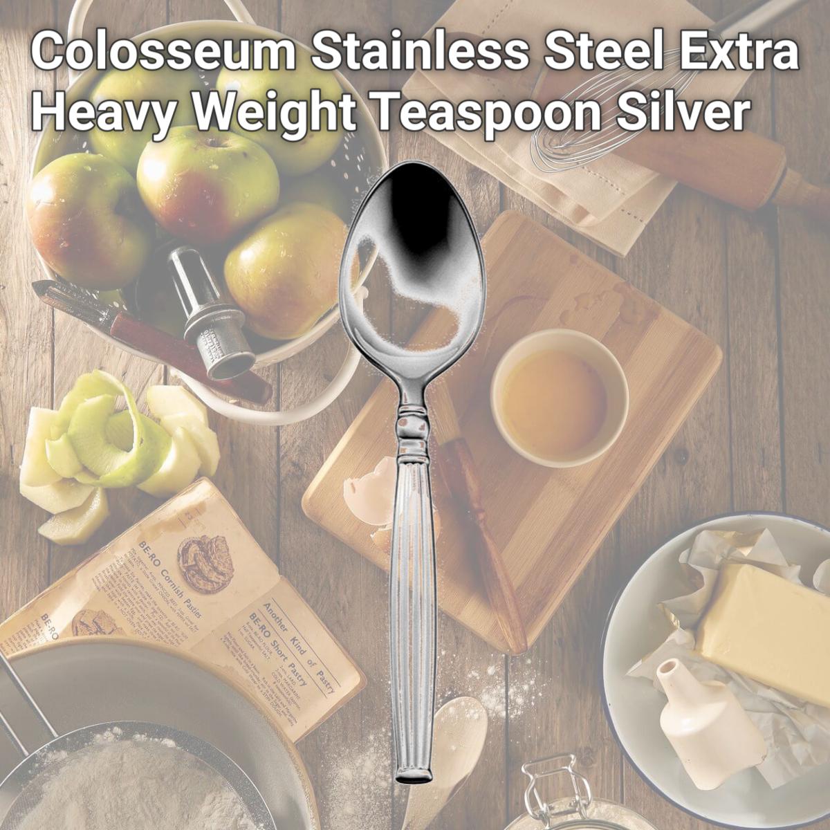 Picture of Oneida T061STSF Colosseum Stainless Steel Extra Heavy Weight Teaspoon  Silver