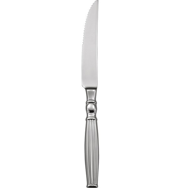 T061KSSF Colosseum Stainless Steel Extra Heavy Weight Steak Knife Silver