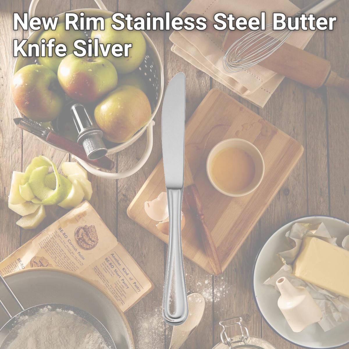Picture of Oneida T015KSBG New Rim Stainless Steel Butter Knife  Silver
