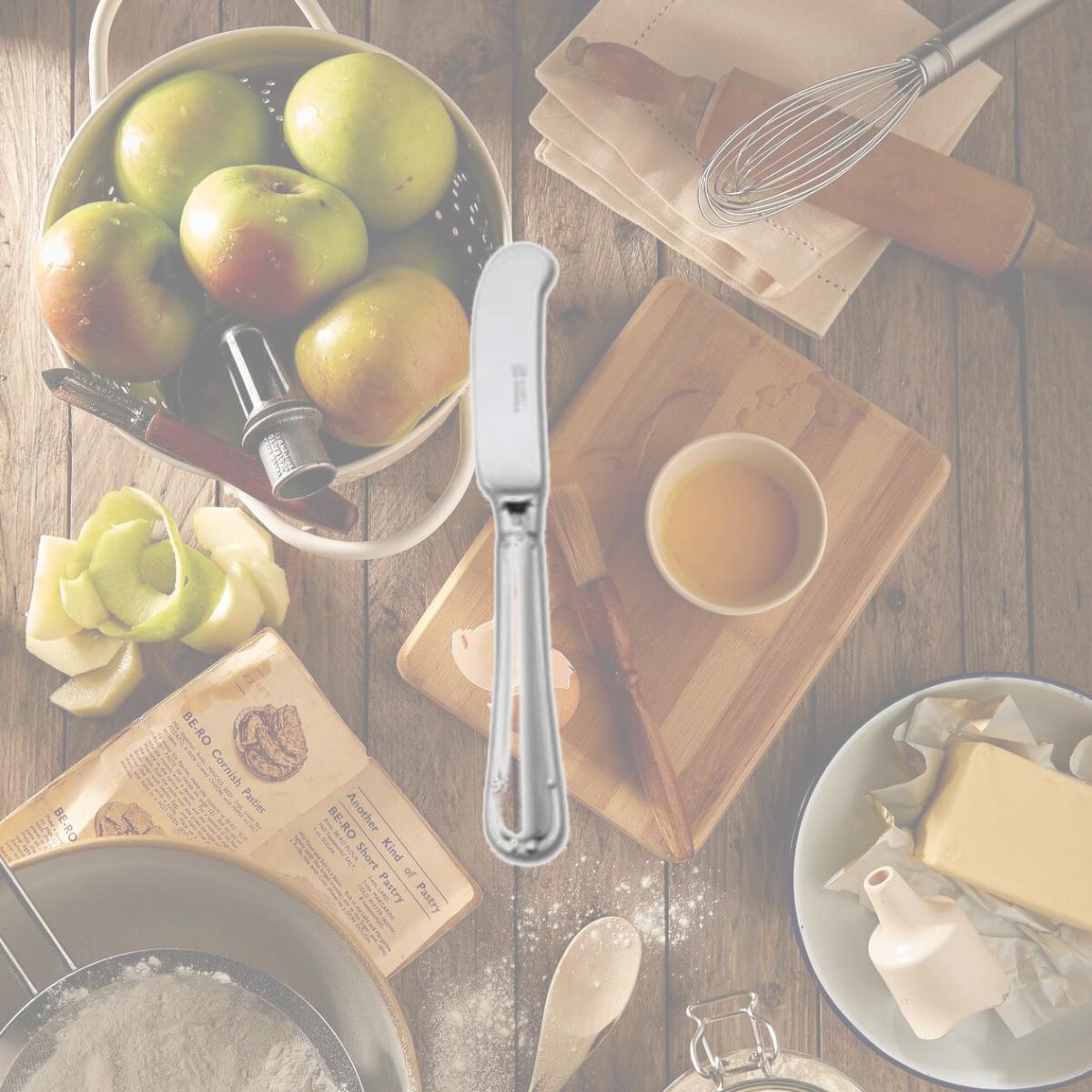 Picture of Oneida T022KBBF 6.75 in. Donizetti Stainless Steel Extra Heavy Weight Butter Knife  Silver